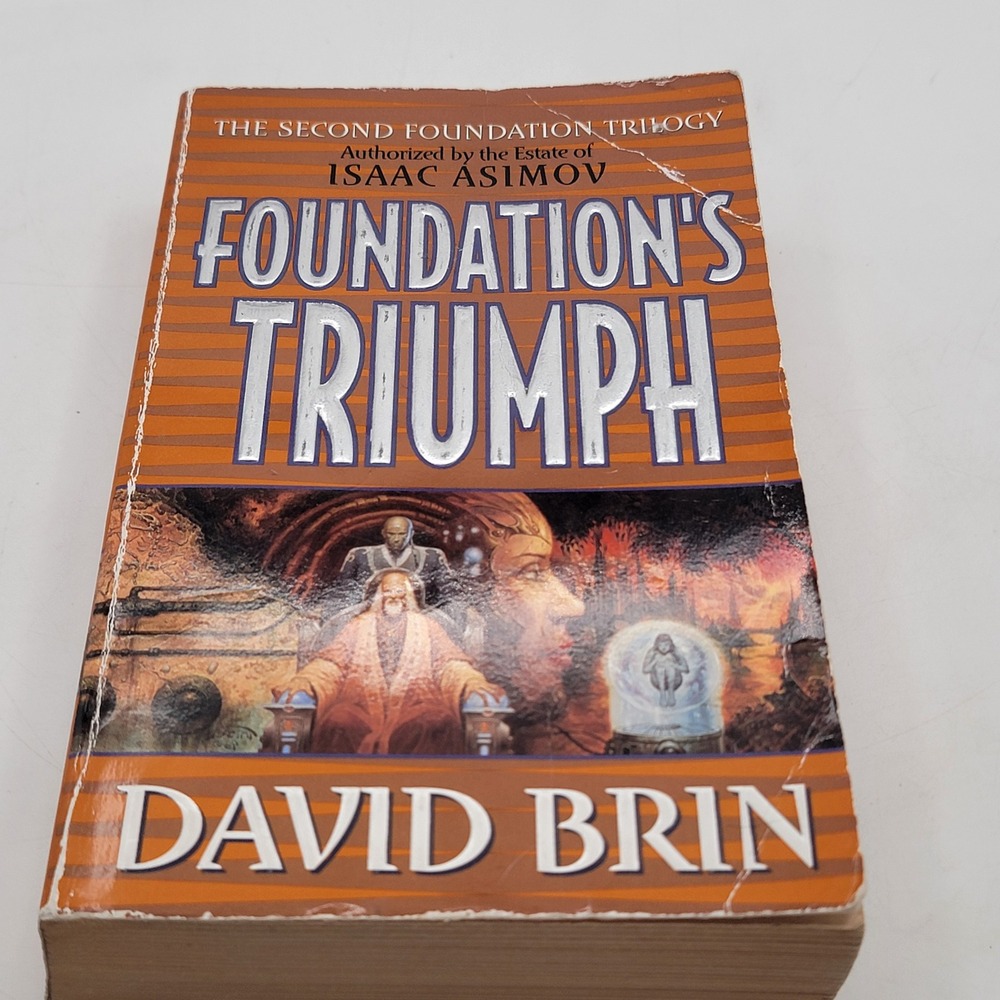 David Brin Foundation's Triumph‎ Paperback 2000 Second Foundation Trilogy Fair